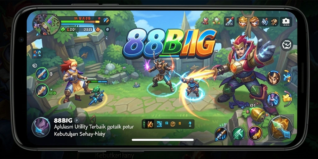 Tampilan antarmuka 88BIG yang intuitif dan fungsional.