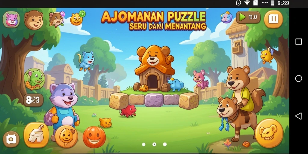 Tampilan gameplay AJO89 yang menantang dan menarik.