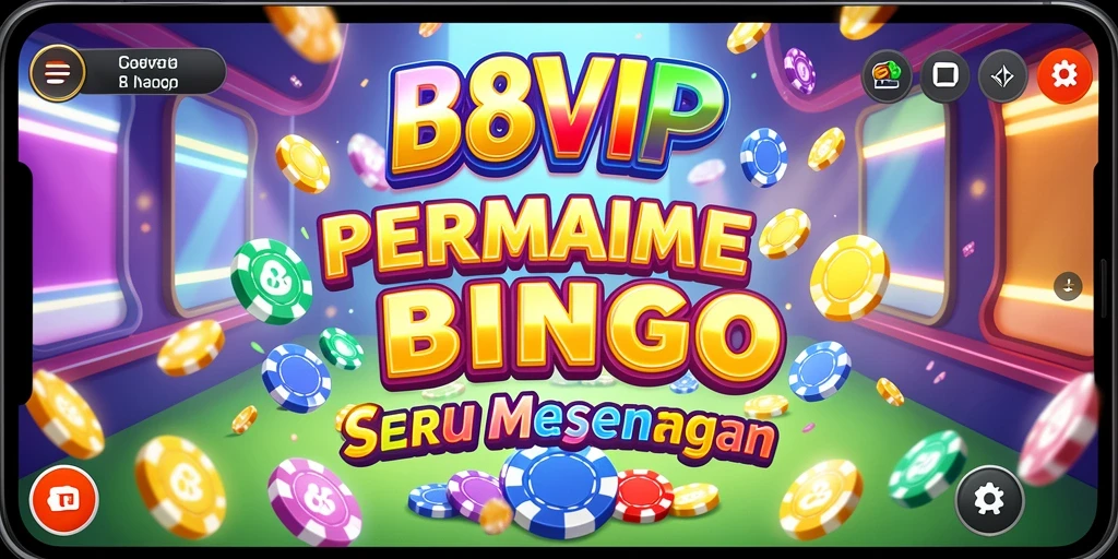 Tampilan gameplay B8VIP yang menarik dengan suasana bingo yang seru.