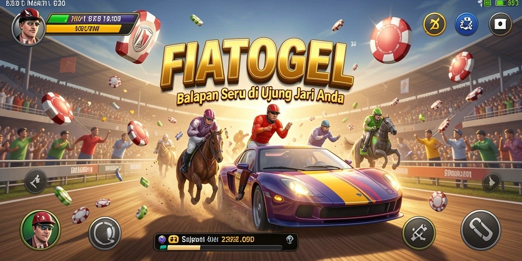 Gameplay Racing seru di aplikasi FIATOGEL dengan kendaraan kustomisasi.