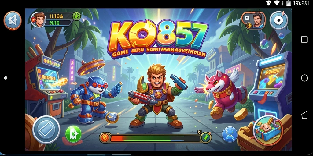 Tampilan seru gameplay KO857 yang penuh tantangan dan keseruan.