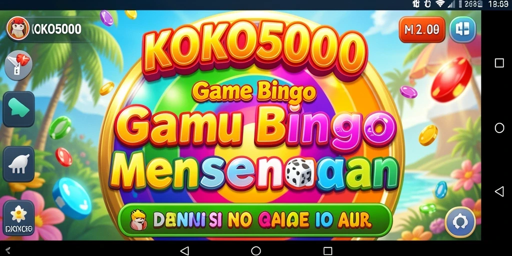 Tampilan gameplay KOKO5000 yang menarik dan penuh aksi Bingo.