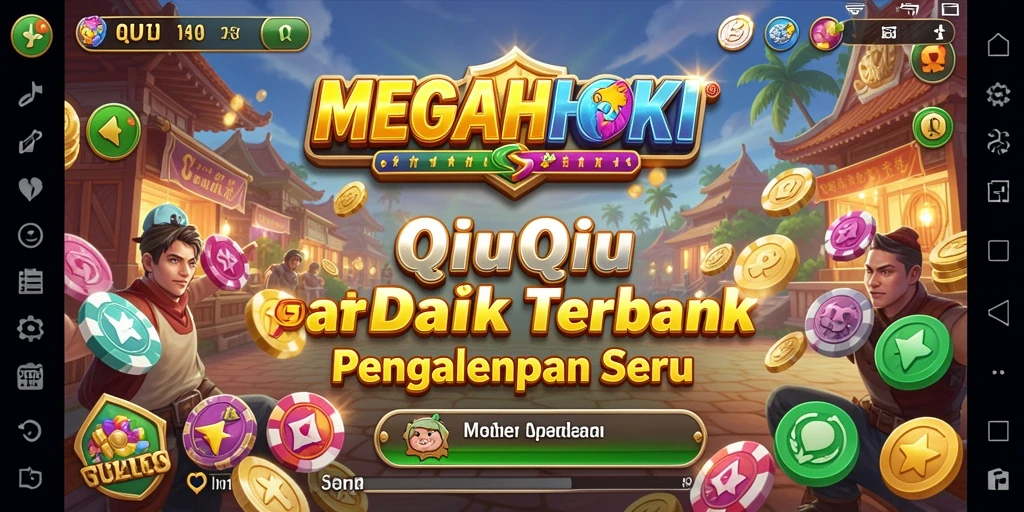 Tampilan gameplay QiuQiu yang menegangkan dan seru.