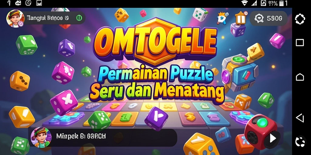 Tampilan gameplay OMTOGEL dengan teka-teki menantang.
