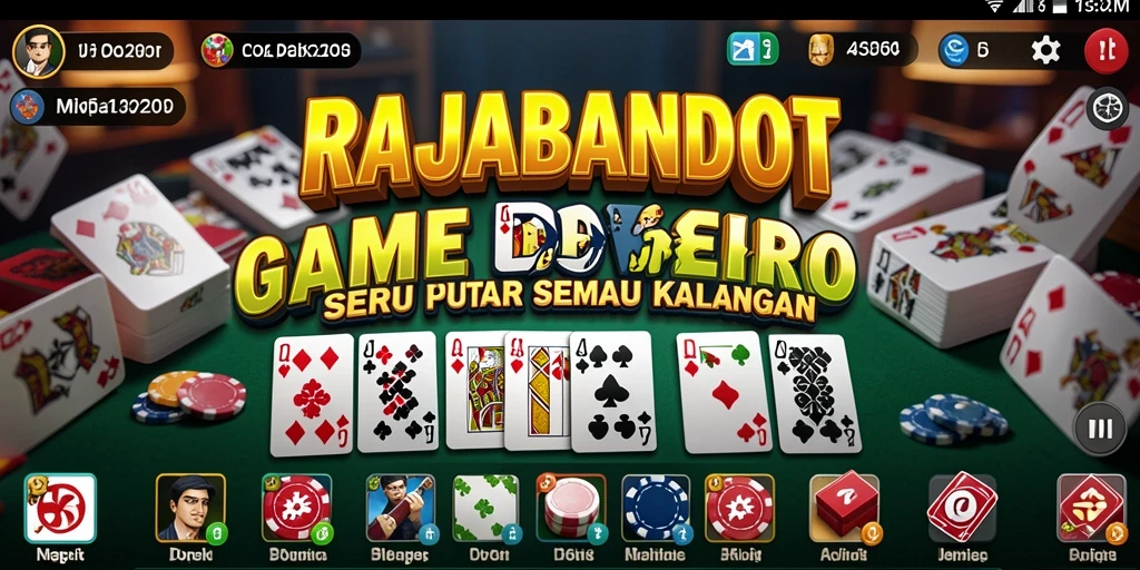 Tampilan aksi gameplay seru RAJABANDOT yang mengasyikkan.