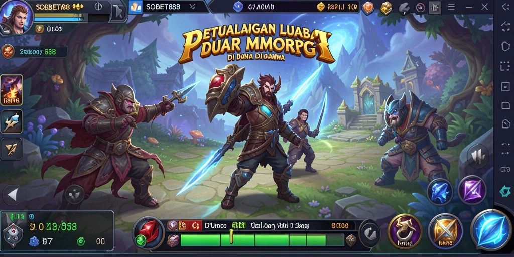 Tampilkan gameplay menarik dari SOBET88 dalam dunia MMORPG yang luas.